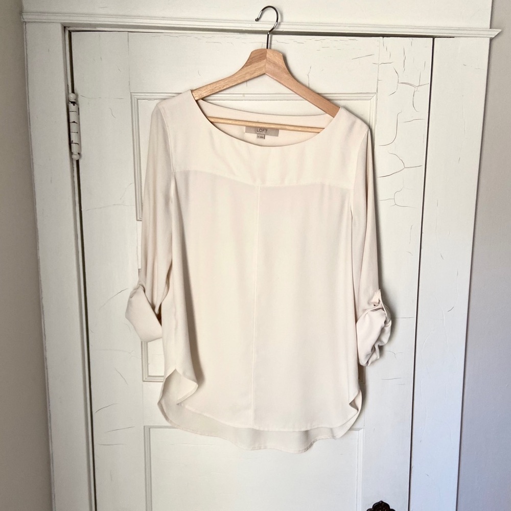LOFT Cream Blouse